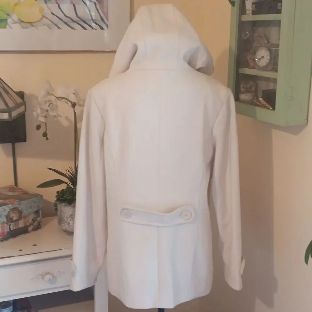 Shaver Lake White Wool Jacket. Classic. - Picture 5 of 10